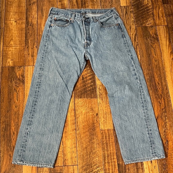 Levi’s 501 waist 33 blue denim jeans - Picture 2 of 14